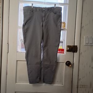 Democracy Jeans Women 16 Ab Technology Light Gray Comfortable Waist